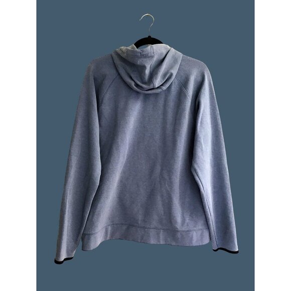 OLD NAVY- MENS BLUE DYNAMIC FLEECE KANGAROO POCKET HOODIE SWEATER SIZE LARGE - Picture 2 of 7